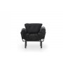 Atelier del Sofa Fotelja Nitta Single Black - slika 3