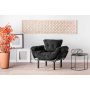 Atelier del Sofa Fotelja Nitta Single Black - slika 1