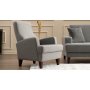Atelier del Sofa Fotelja Kana Bergere Light Grey - slika 2
