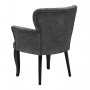Atelier del Sofa Fotelja Paris Black Wooden Fume - slika 3