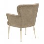 Atelier del Sofa Fotelja Paris Gold Metal Light Brown - slika 2