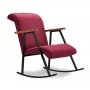 Atelier del Sofa Stolica za ljuljanje Yoka Maroon - slika 3