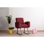 Atelier del Sofa Stolica za ljuljanje Kono Maroon - slika 1