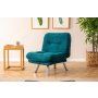 Atelier del Sofa Fotelja Misa Small Solo Petrol Green - slika 1