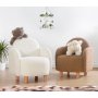 Atelier del Sofa Dečija fotelja Moylo White - slika 3