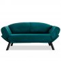 Atelier del Sofa Sofa dvosed Genzo Petrol Blue - slika 2
