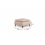 Atelier del Sofa Tabure Lungo Cream - slika 4