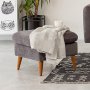 Atelier del Sofa Tabure Sofia Puf Anthracite - slika 1