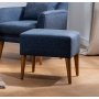 Atelier del Sofa Tabure Zeni Puf Dark Blue - slika 1