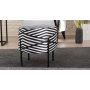 Atelier del Sofa Tabure Flow Black White - slika 2