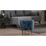 Atelier del Sofa Tabure Liza Blue White - slika 2