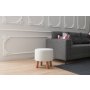Atelier del Sofa Tabure Silindir Cream - slika 2