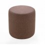 Atelier del Sofa Tabure Silindir Puf Brown - slika 1