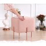 Atelier del Sofa Tabure Copper 56 Pink - slika 4