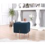 Atelier del Sofa Tabure Copper 62 Navy Blue - slika 3