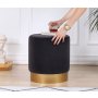 Atelier del Sofa Tabure Memfis Dark Grey - slika 3
