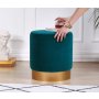 Atelier del Sofa Tabure Memfis Green - slika 3