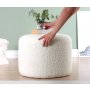 Atelier del Sofa Tabure Skylee White - slika 3