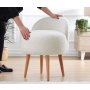 Atelier del Sofa Tabure Rufmee White - slika 3