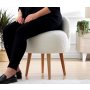 Atelier del Sofa Tabure Rufmee White - slika 4