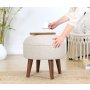 Atelier del Sofa Tabure Deff Cream - slika 2