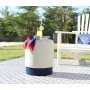 Atelier del Sofa Tabure Bozcaada Blue White - slika 4
