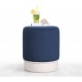 Atelier del Sofa Tabure Bozcaada v2 Blue White - slika 2