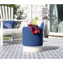 Atelier del Sofa Tabure Bozcaada v2 Blue White - slika 3