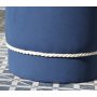 Atelier del Sofa Tabure Bozcaada v3 Blue White - slika 2