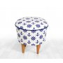 Atelier del Sofa Tabure Cunda Blue White - slika 3