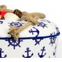 Atelier del Sofa Tabure Cunda Blue White - slika 4