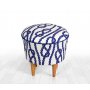Atelier del Sofa Tabure Cunda v2 Blue White - slika 2