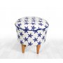 Atelier del Sofa Tabure Cunda v3 Blue White - slika 2