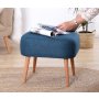 Atelier del Sofa Tabure Parrot Blue - slika 2