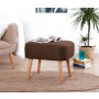 Atelier del Sofa Tabure Parrot Brown - slika 1