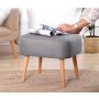 Atelier del Sofa Tabure Parrot Grey - slika 2