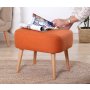Atelier del Sofa Tabure Parrot Orange - slika 2