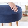 Atelier del Sofa Tabure Romley Dark Blue - slika 3