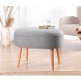 Atelier del Sofa Tabure Timoon Grey - slika 2