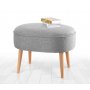 Atelier del Sofa Tabure Timoon Grey - slika 1