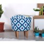 Atelier del Sofa Tabure Sky v3 Blue White - slika 3