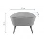 Atelier del Sofa Tabure Lake View Green - slika 5