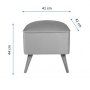 Atelier del Sofa Tabure New Bern Peanut Green - slika 5