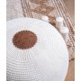 WALLXPERT Tabure Fluffy Beige - slika 2