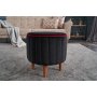 Atelier del Sofa Tabure Lindy Puf Black - slika 1