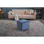 Atelier del Sofa Tabure Mona Puf Blue - slika 1