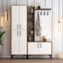 HANAH HOME Cipelarnik sa čivilukom Viyana DA Walnut White - slika 2