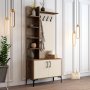 HANAH HOME Cipelarnik sa čivilukom Viyana D Walnut Cream - slika 2