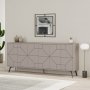 HANAH HOME Komoda Dune 183 Light Mocha - slika 2