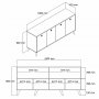 HANAH HOME Komoda Elite 1610 - slika 3